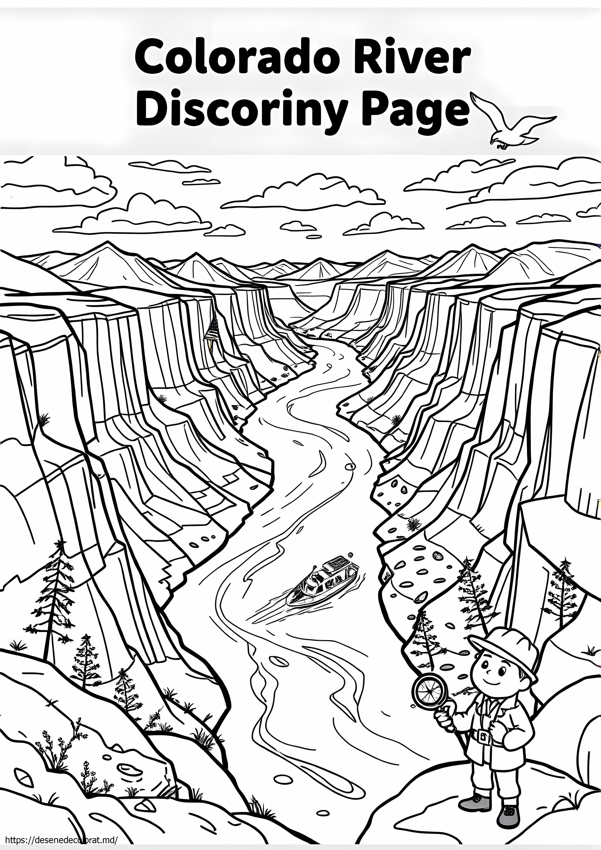Pagina de descoperire a râului Colorado