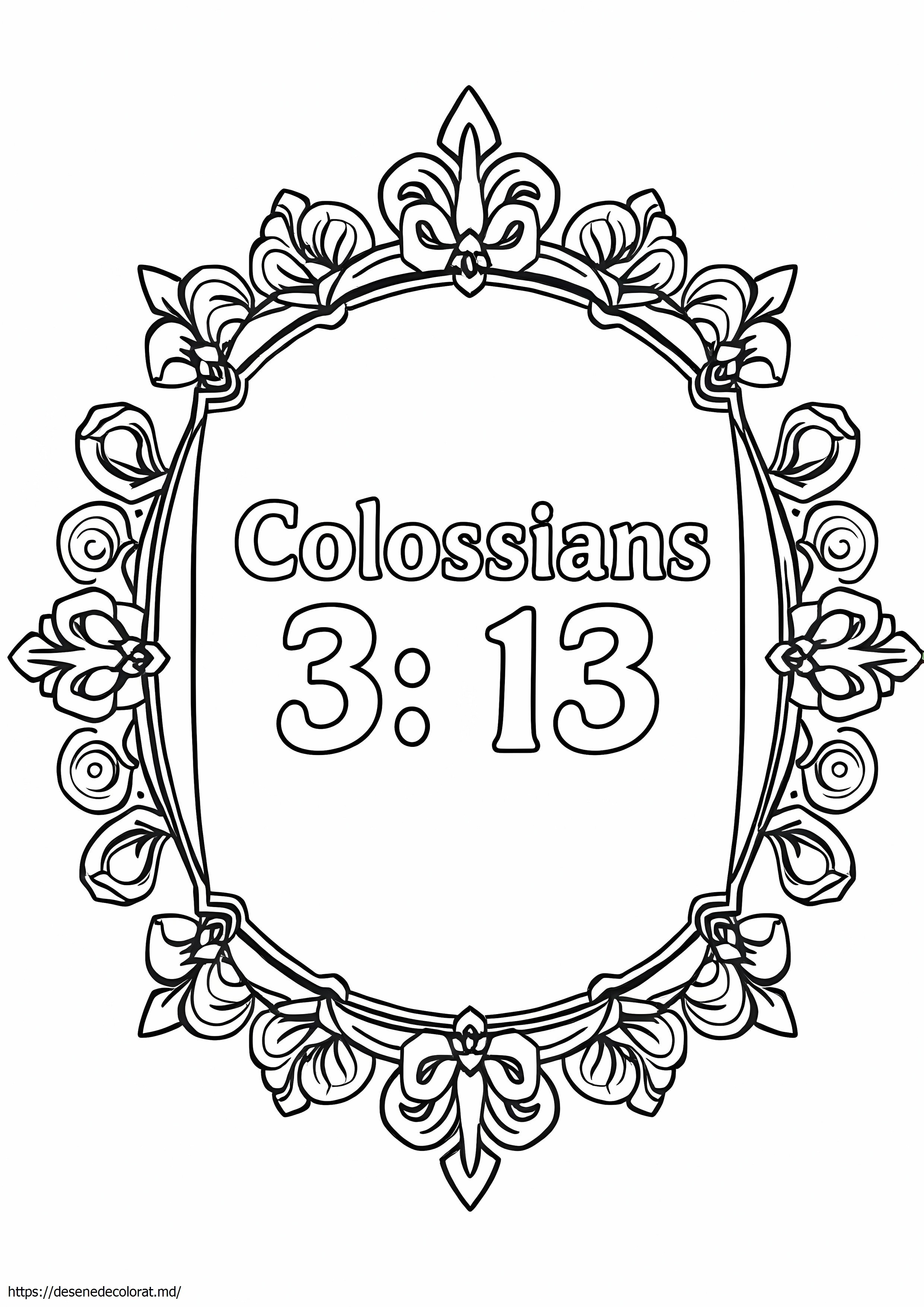 Coloseni 3 13