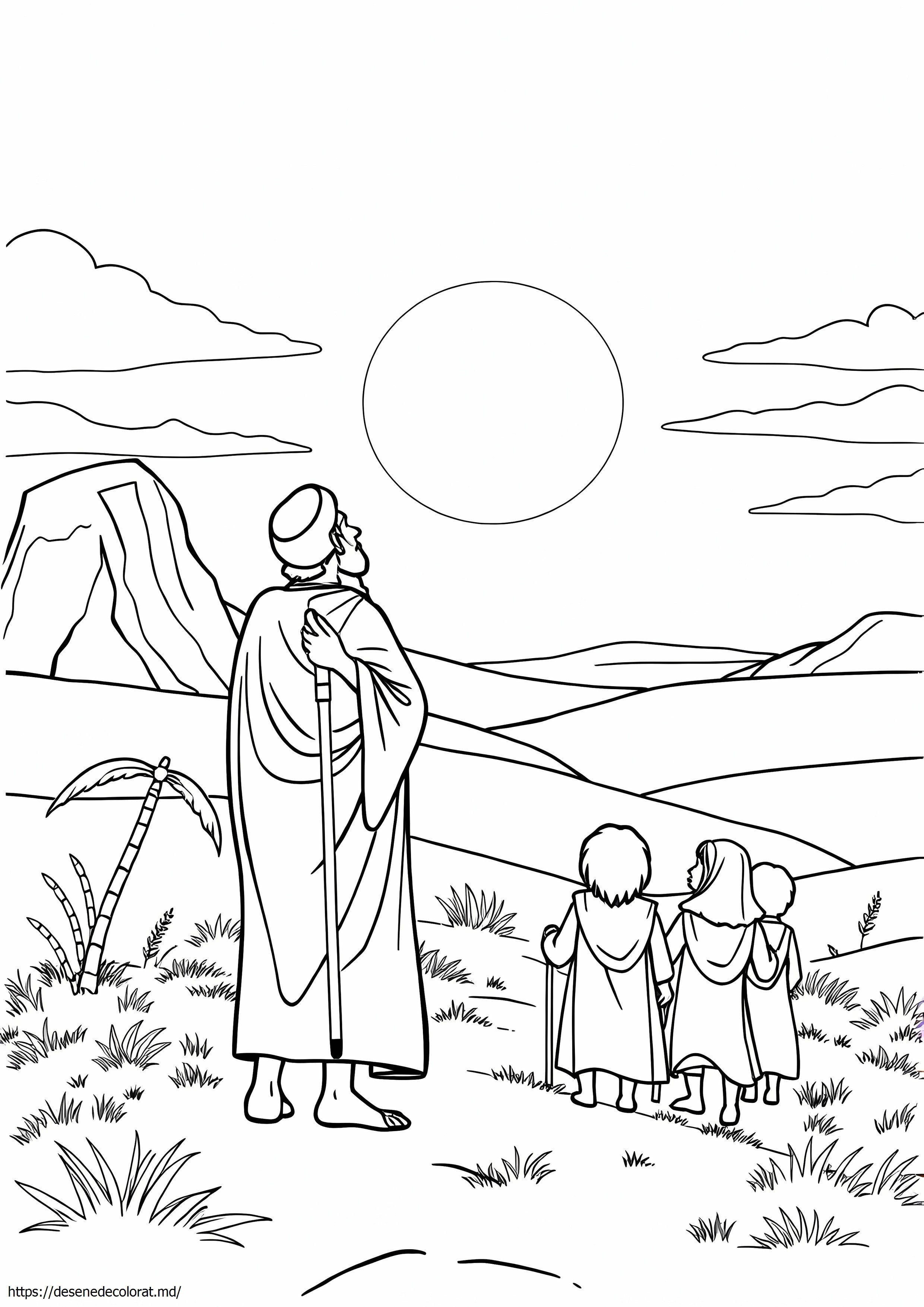 Abraham se mută într-un pământ nou