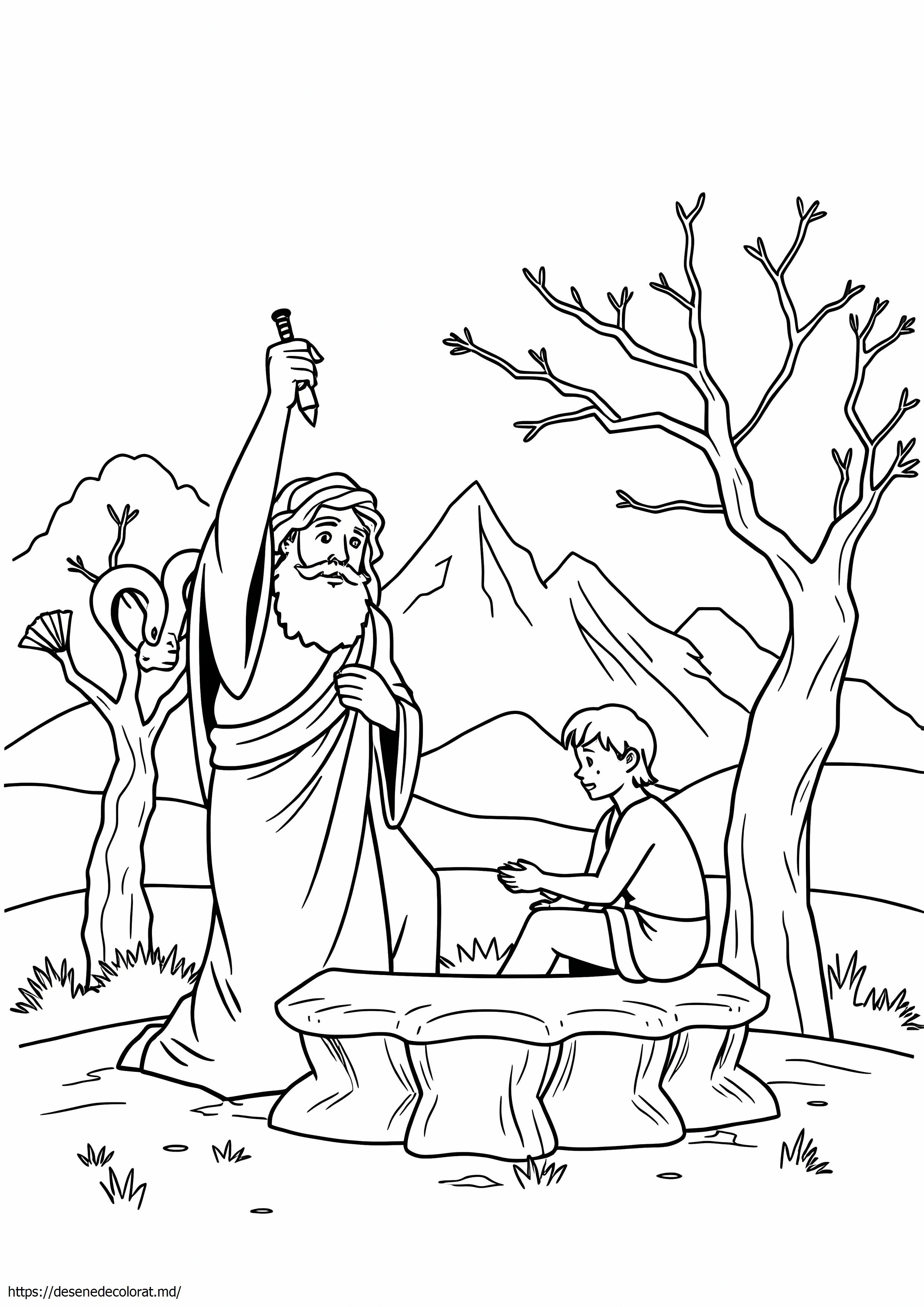 Avraam sacrificându-l pe Isaac