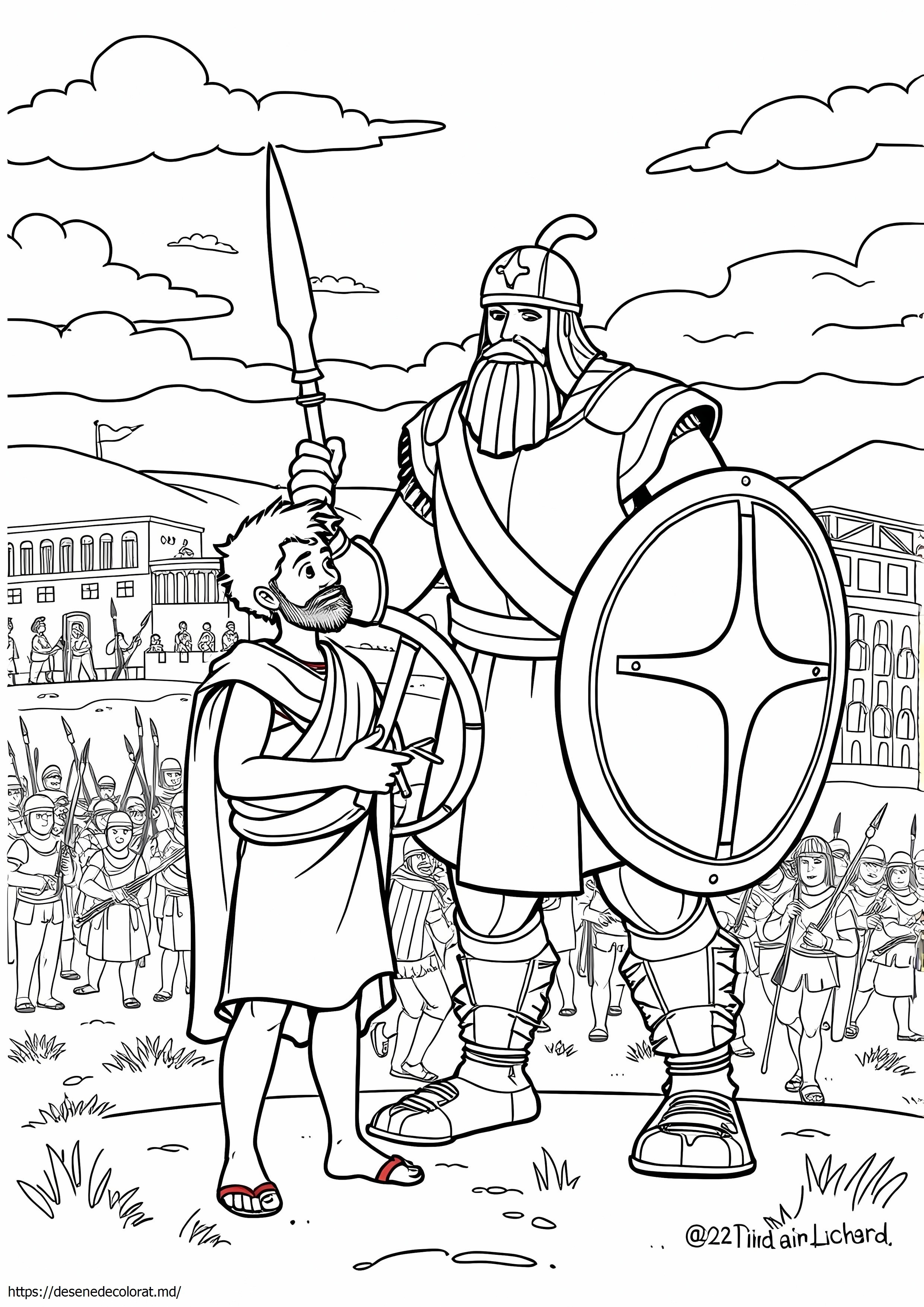 Povestea biblică a lui David și Goliat