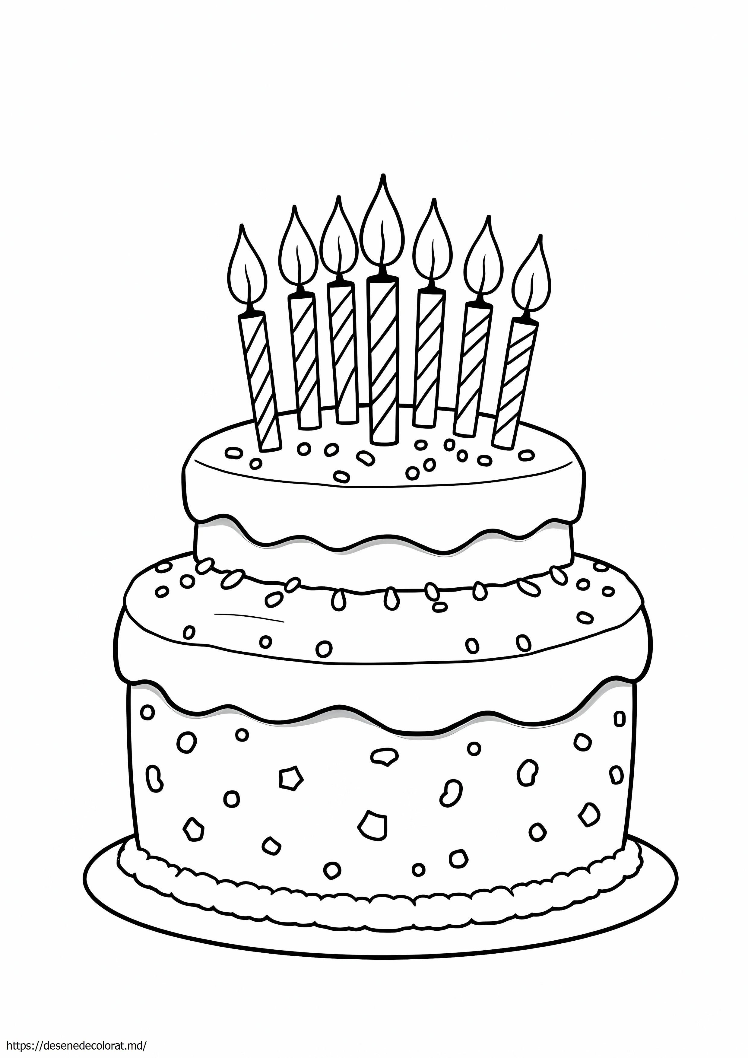 Tort aniversar de 7 ani