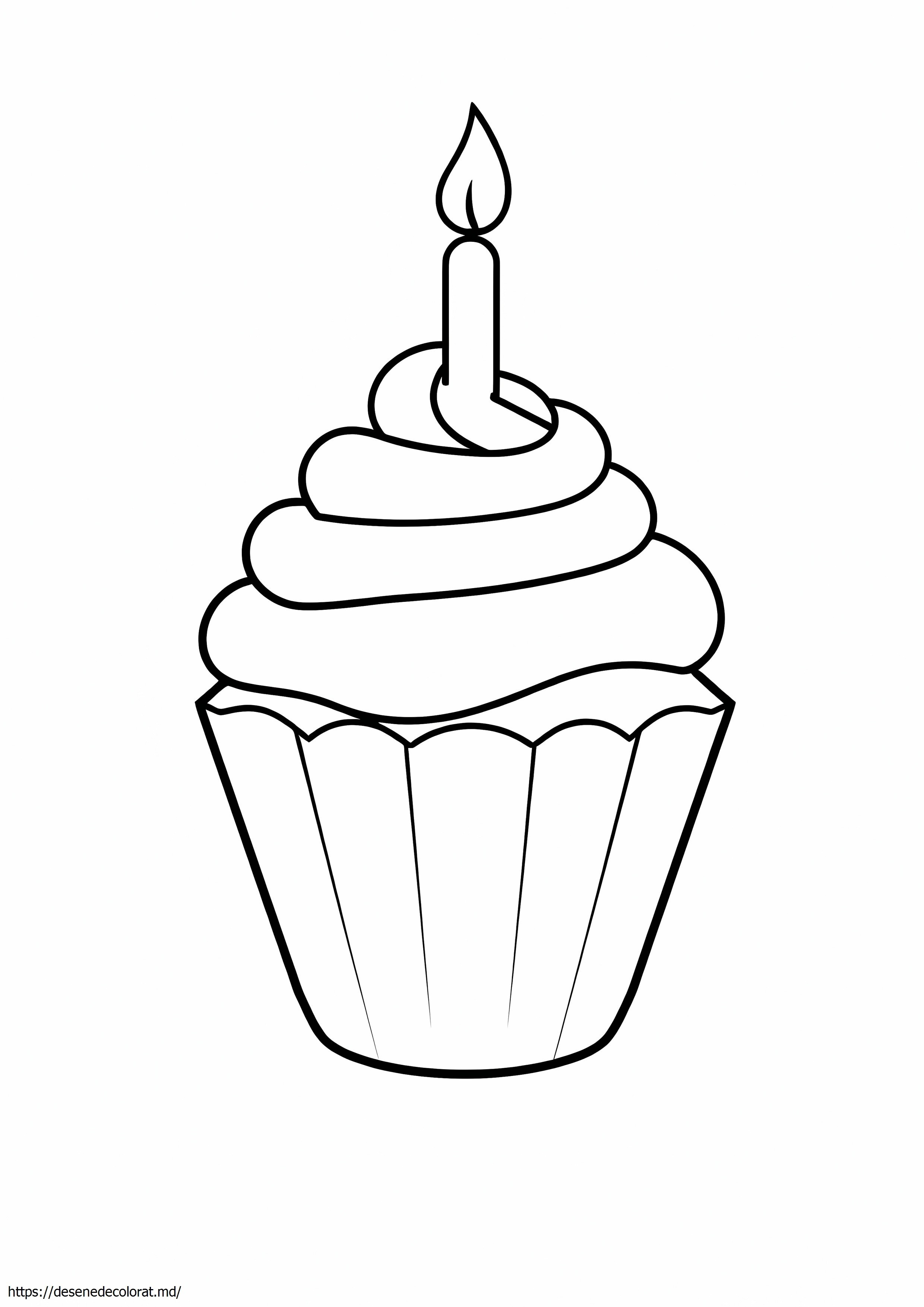 Cupcake de ziua de nastere