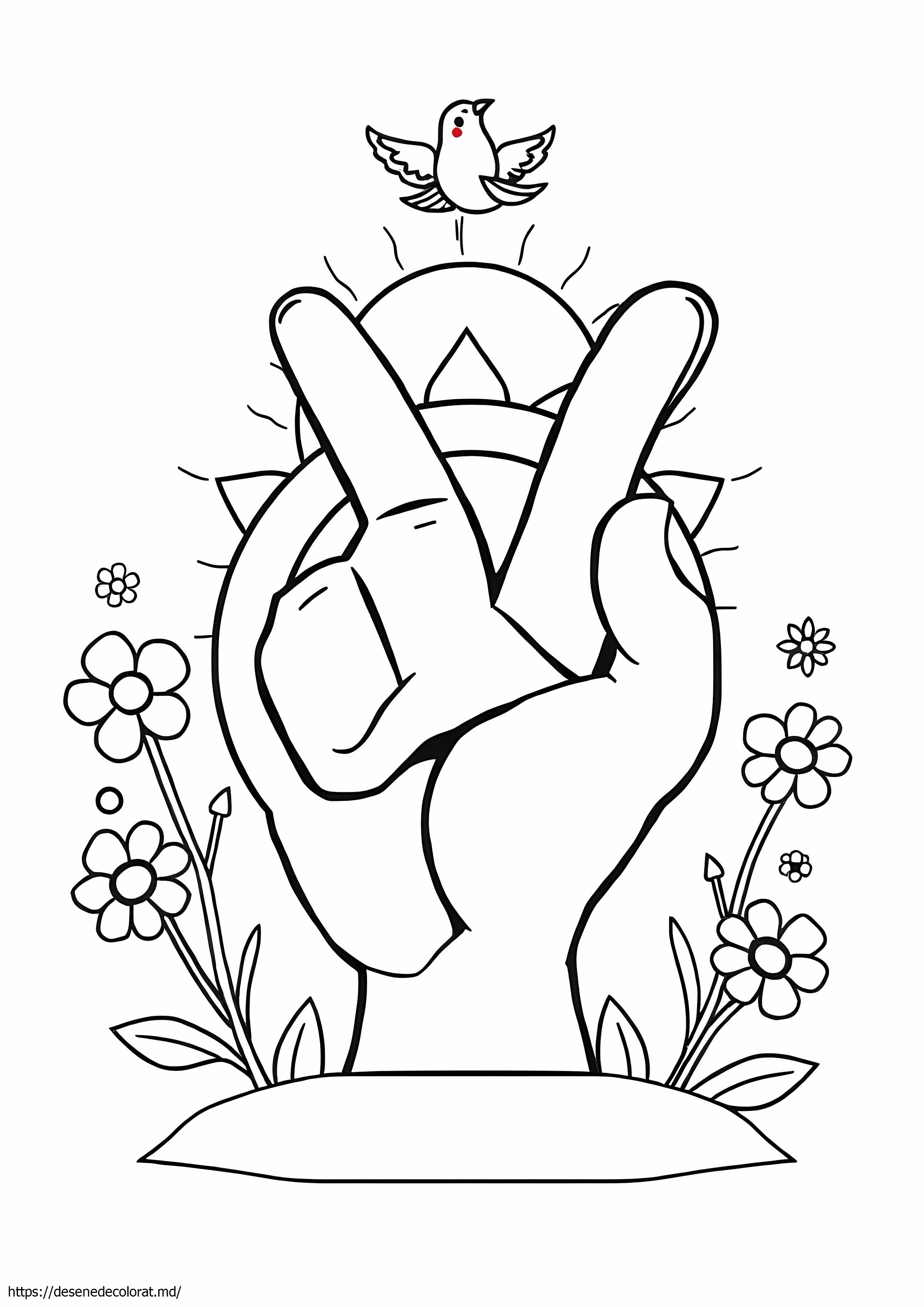 Semn de pace hippie