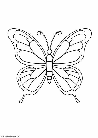 Imprimeu fluture pentru