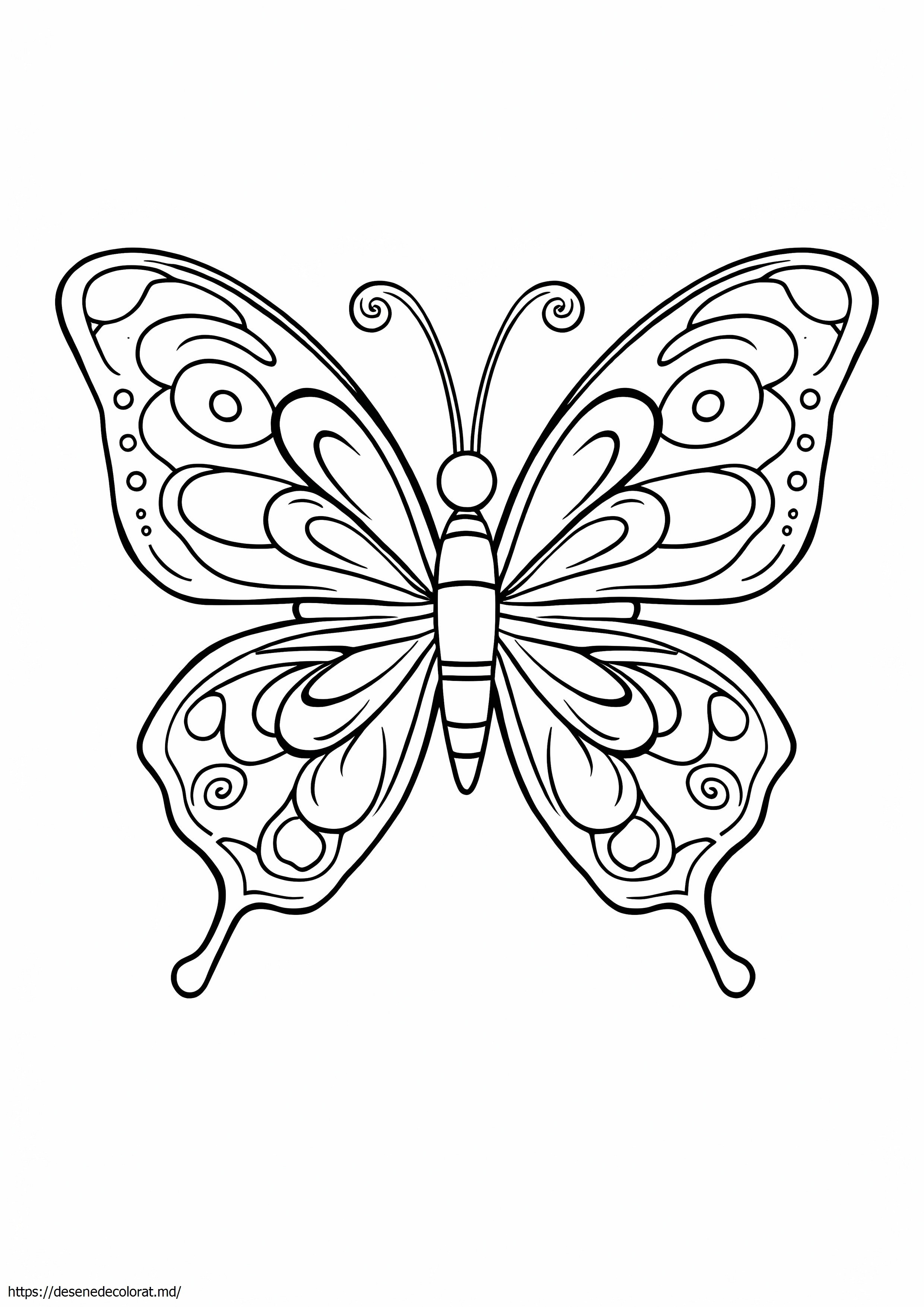 Fluture rece
