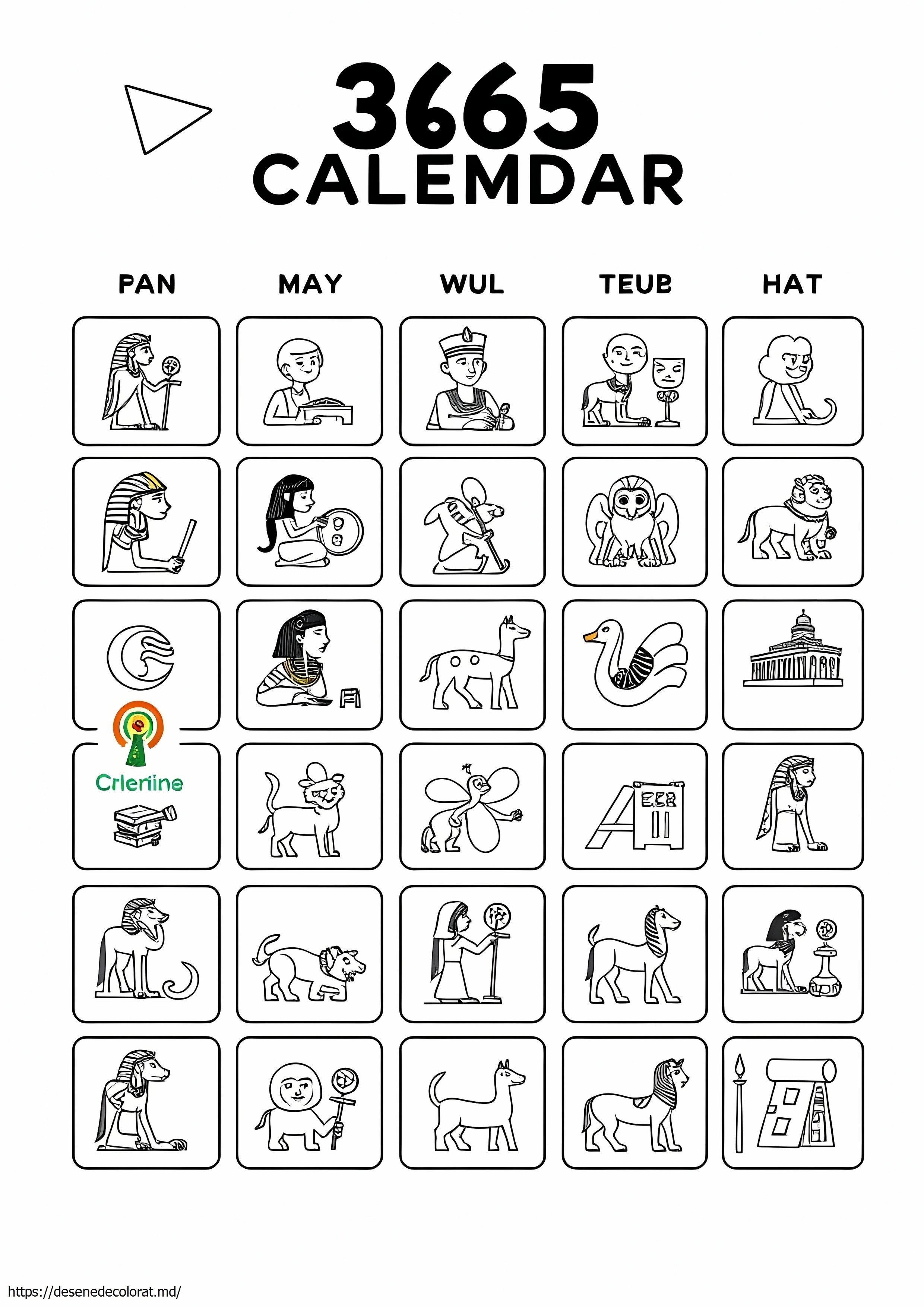 Calendar de 365 de zile în Egipt