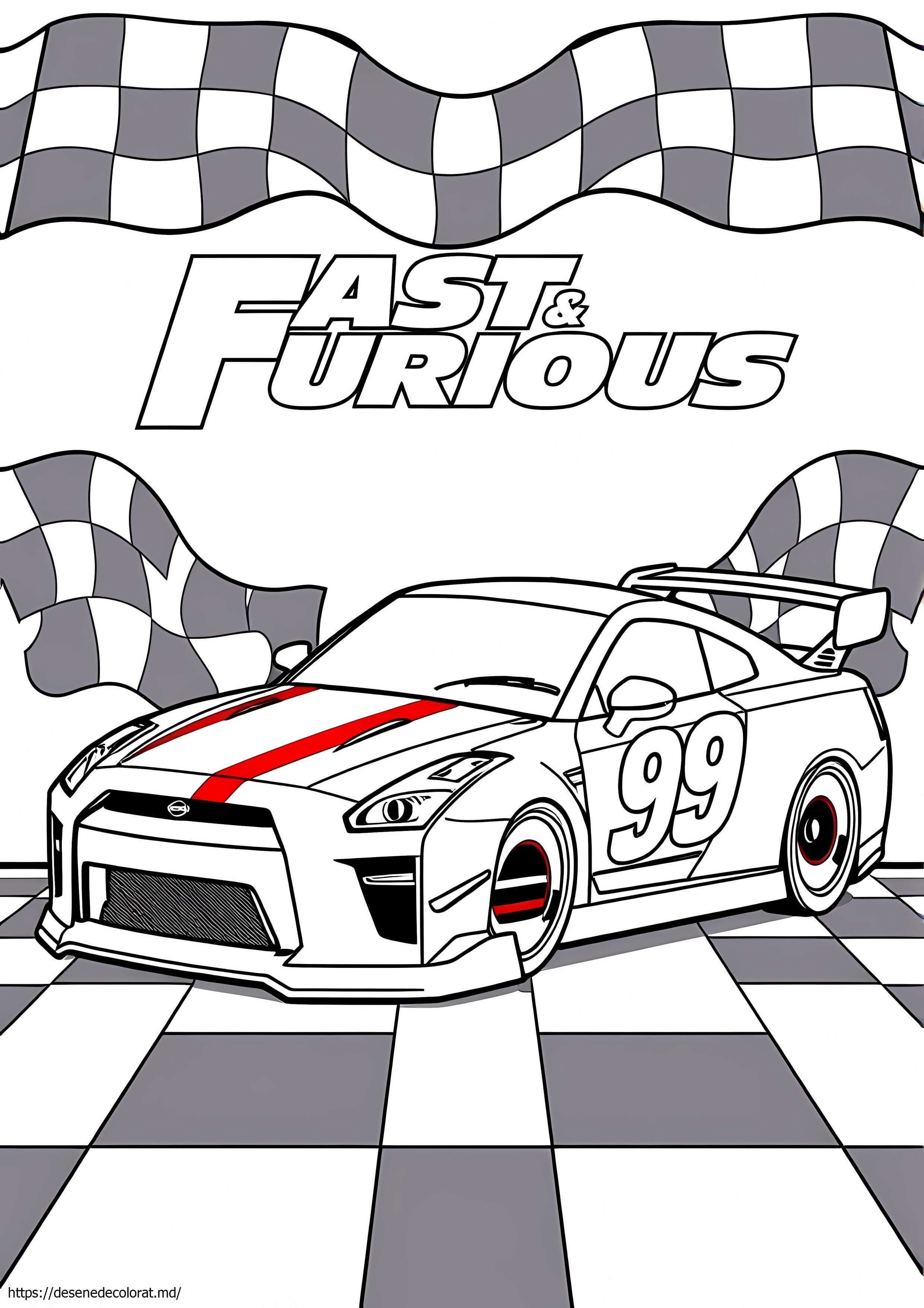 Nissan gtr rapid și furios