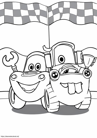 Fulgerul mcqueen mater