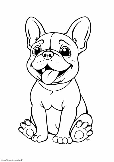Catelus buldog francez