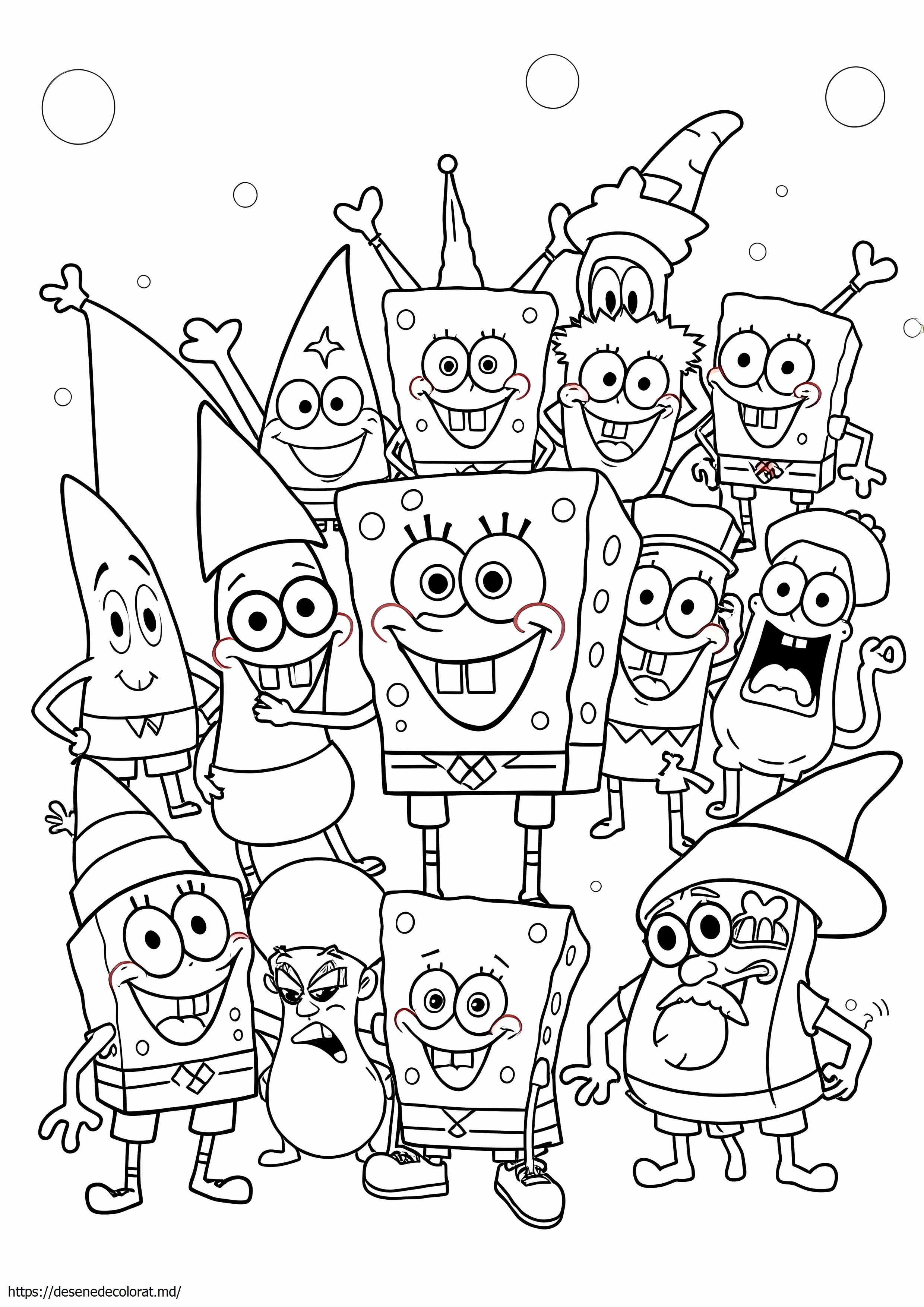 Toate personajele spongebob