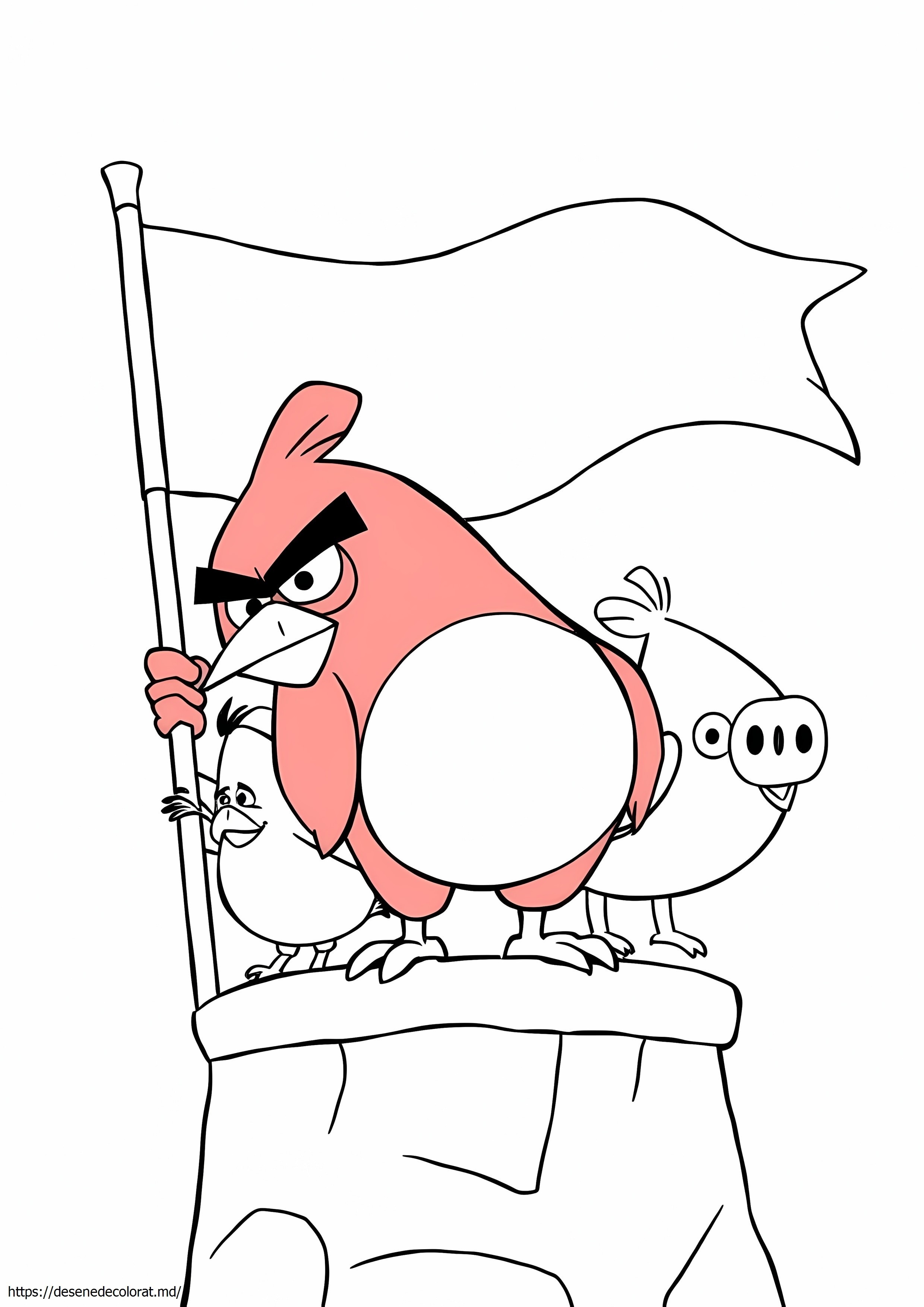Personaje de păsări furioase