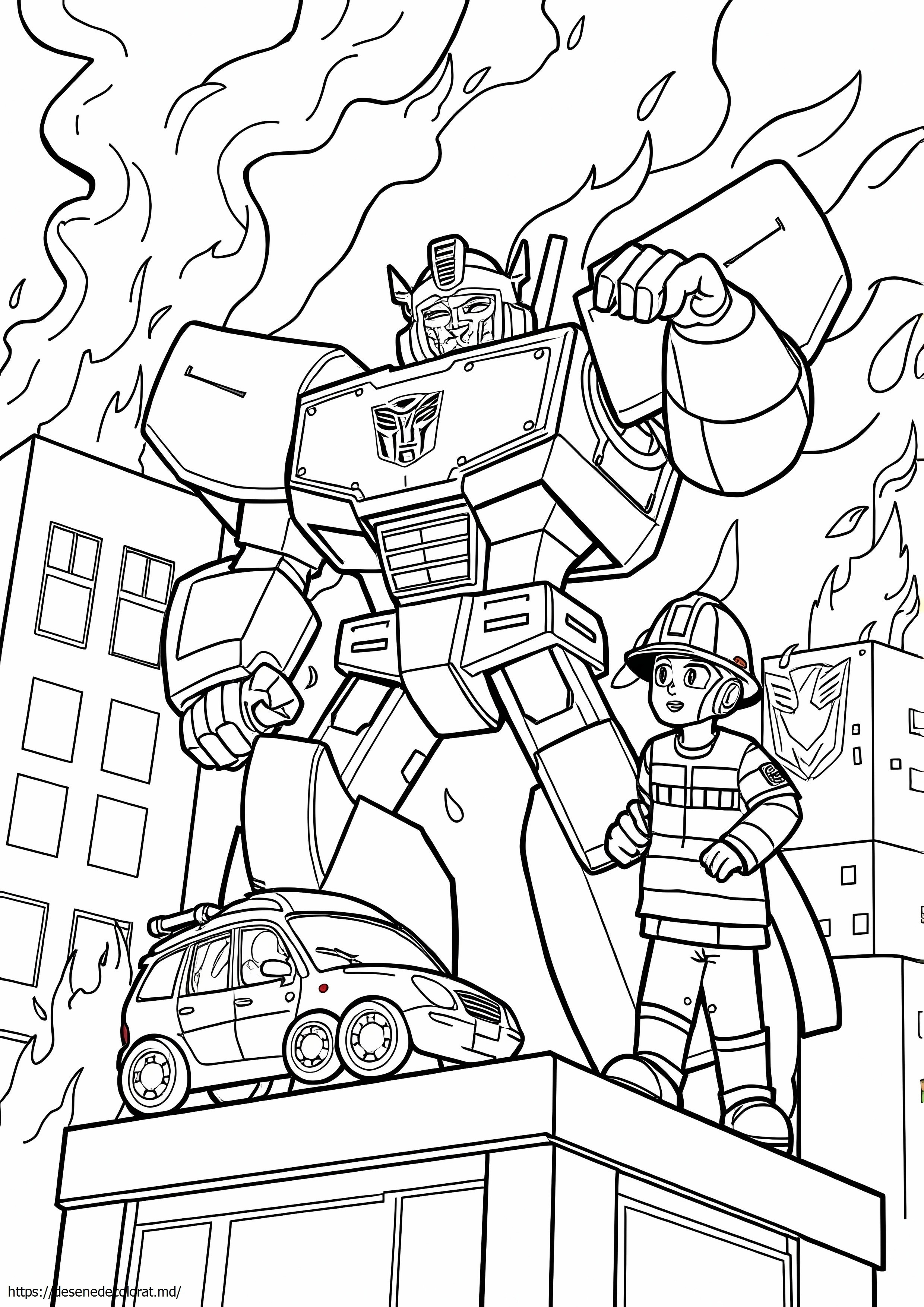 Bumblebee transformers salvare roboți