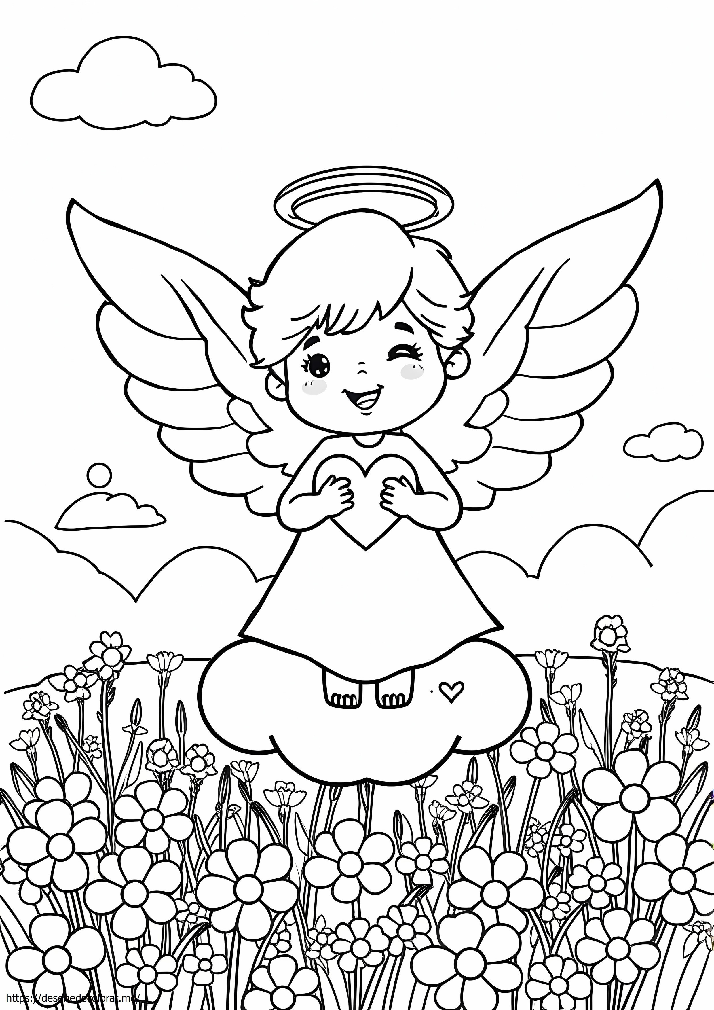 Înger de desene animate