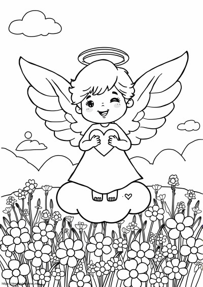 Înger de desene animate