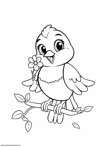 Pasăre de desene animate