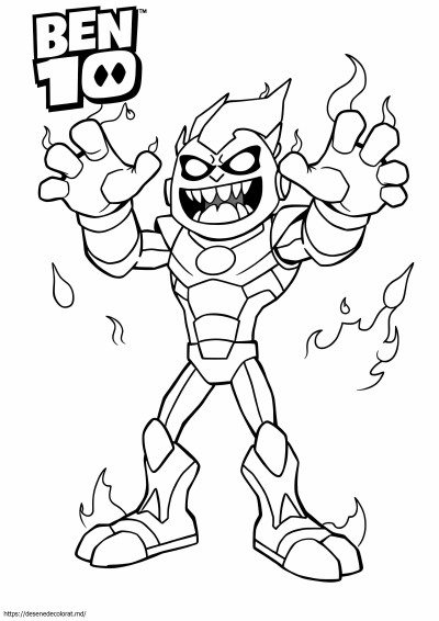 Desen animat nou Ben 10 Heatblast