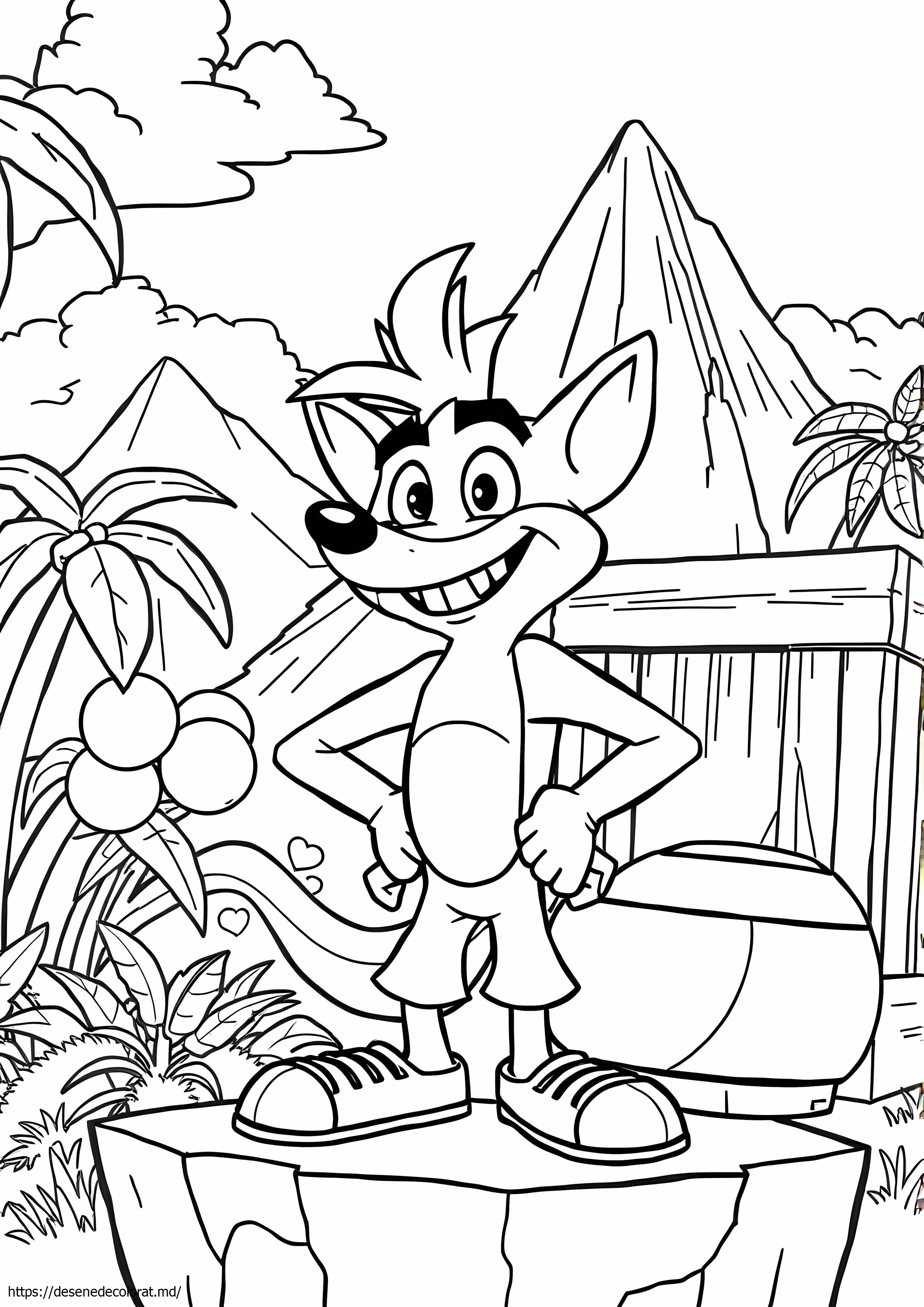 Caracter crash bandicoot