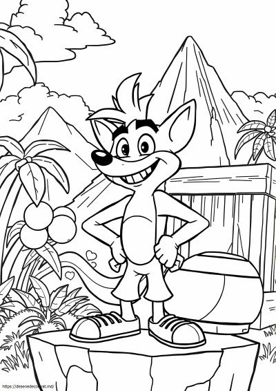 Caracter crash bandicoot