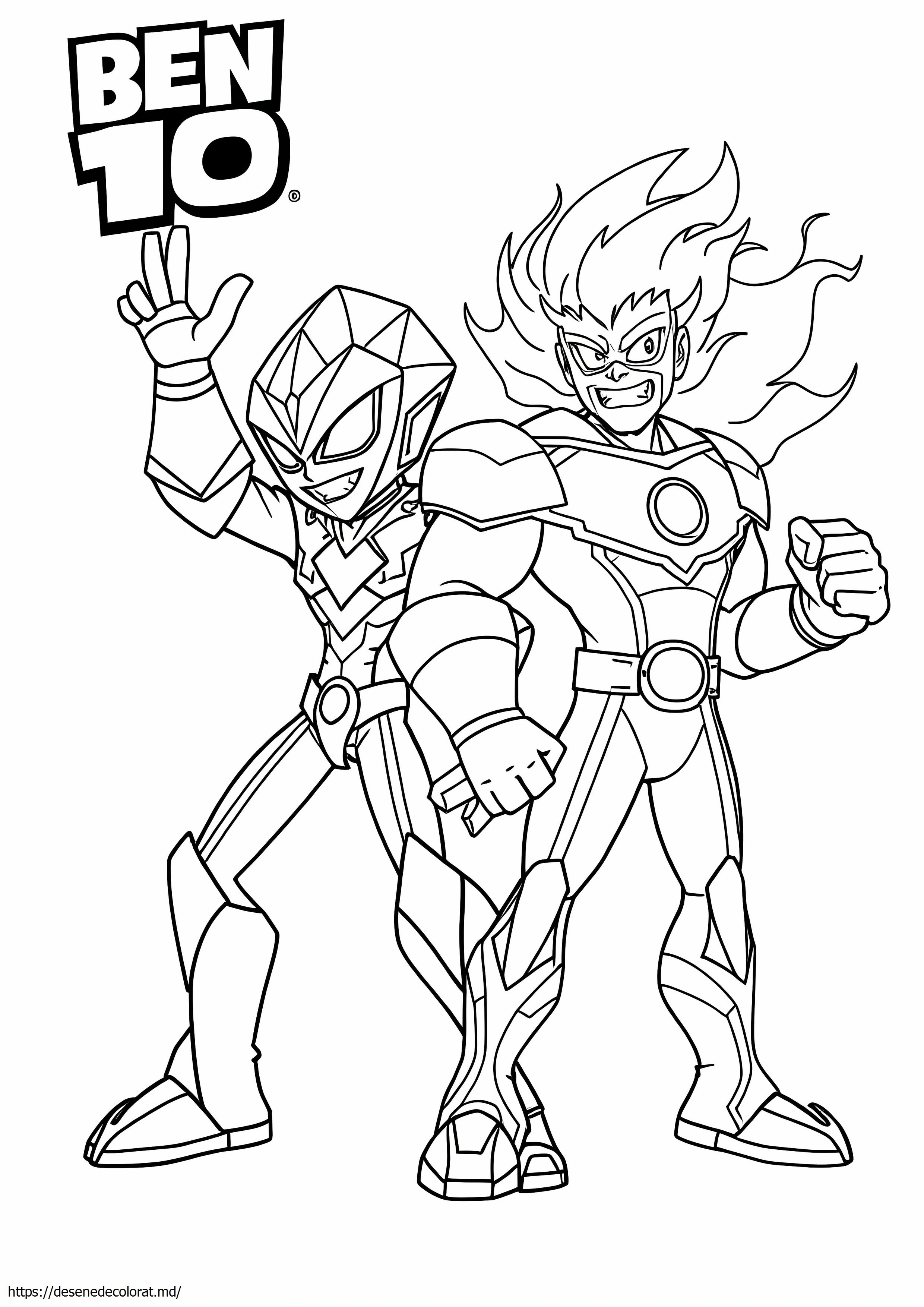 Diamondhead heatblast ben 10