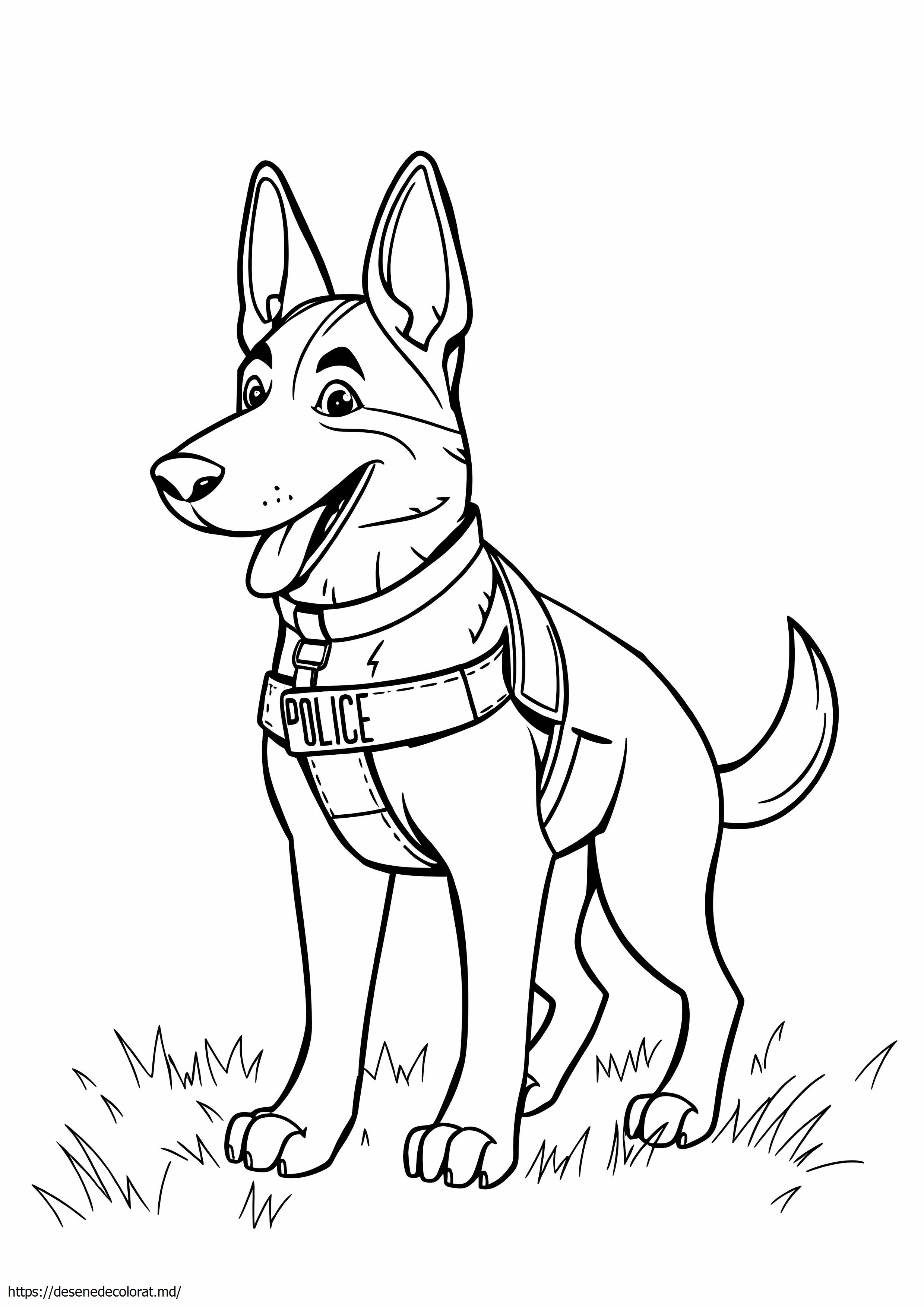 Câine polițist ciobănesc german