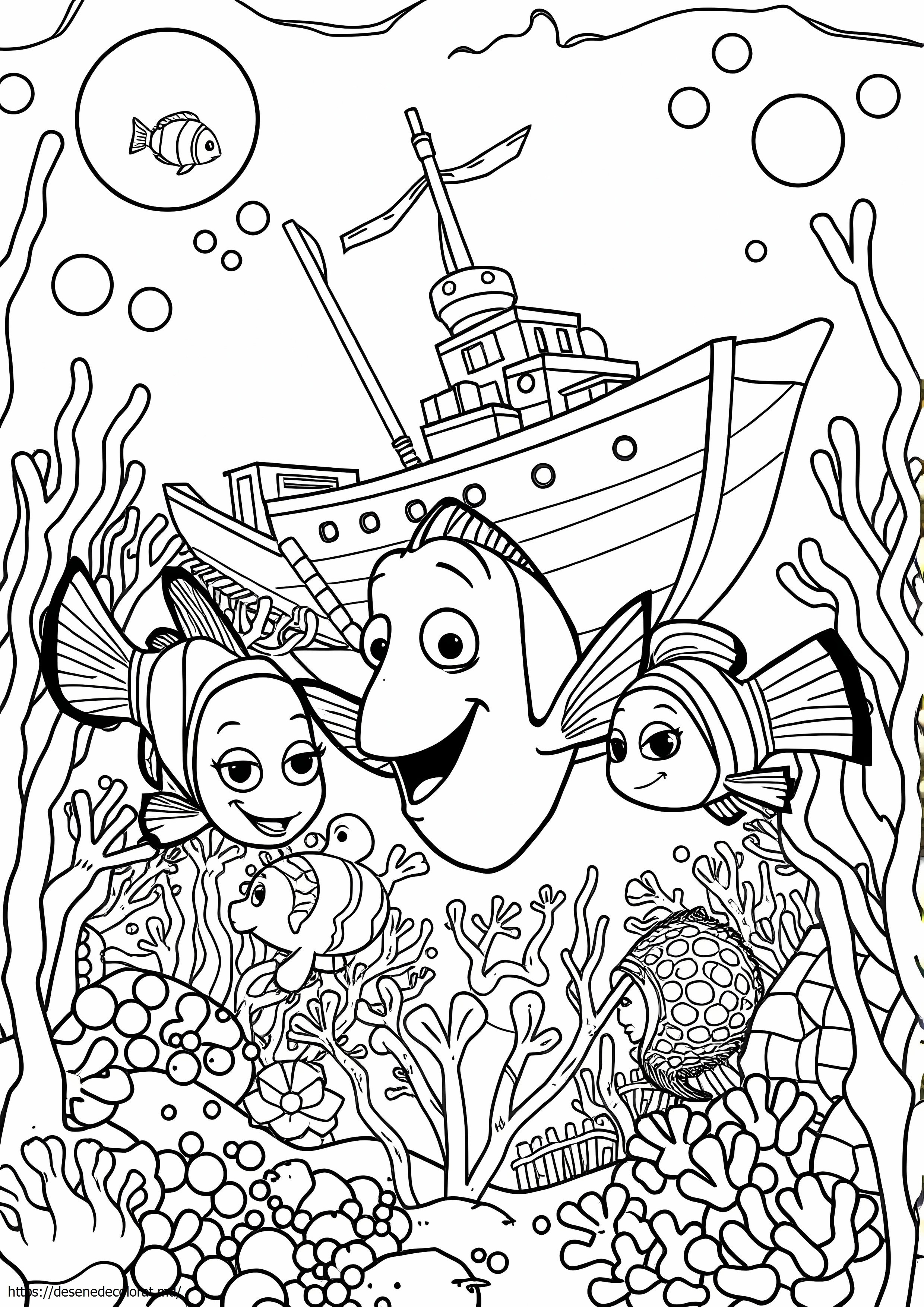 Pagina întreagă găsirea lui Nemo