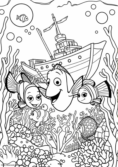 Pagina întreagă găsirea lui Nemo