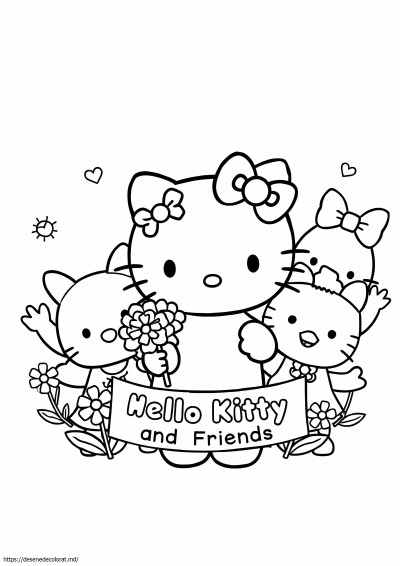 Hello kitty si prieteni pt