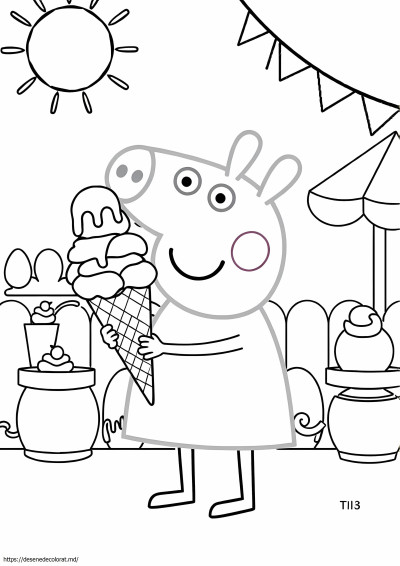 Inghetata peppa pig