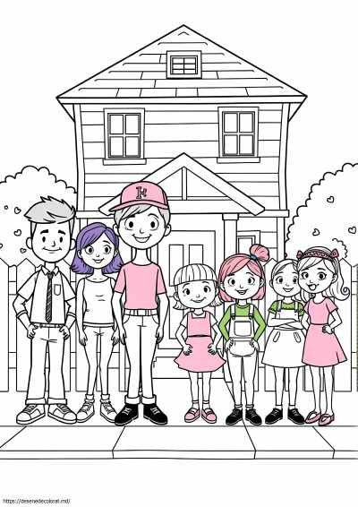 Familie de casă zgomotoasă