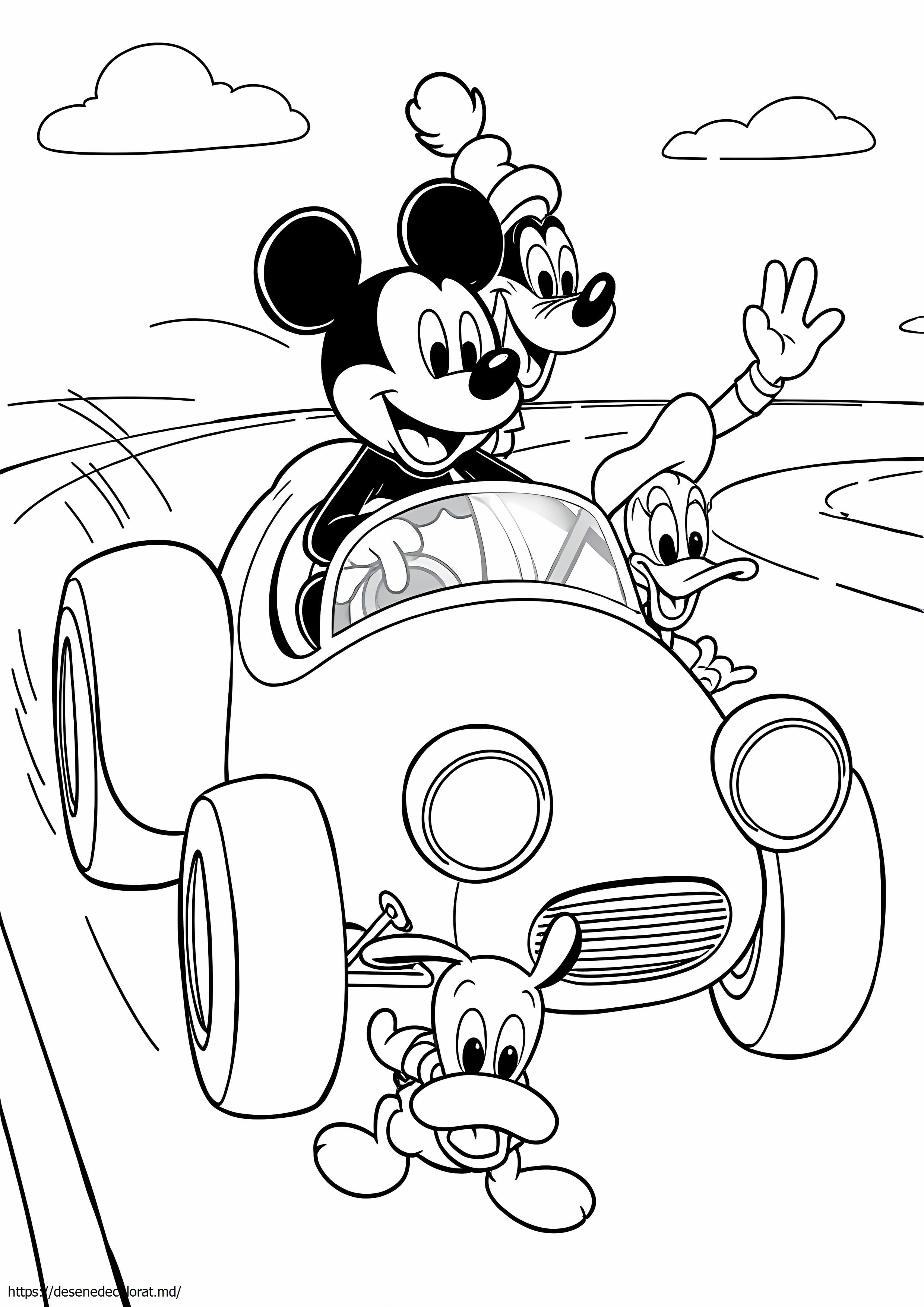 Mickey și cursele de roadster