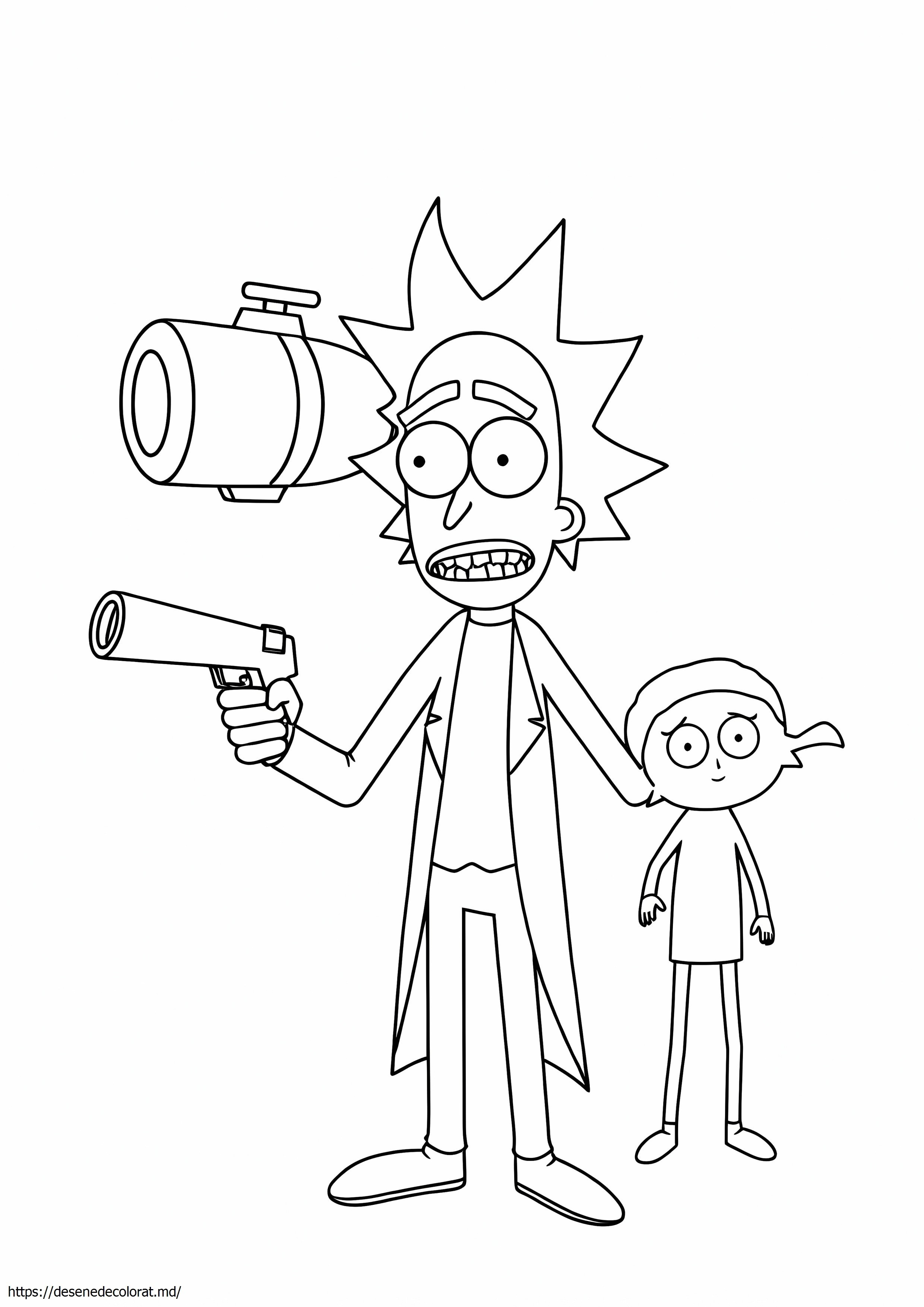 Contur rick and morty