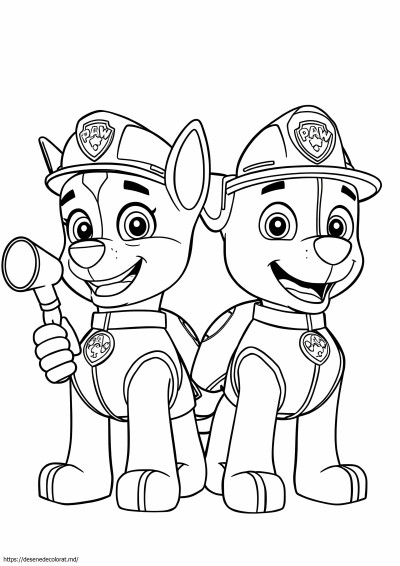 Paw Patrol Chase and Marshall