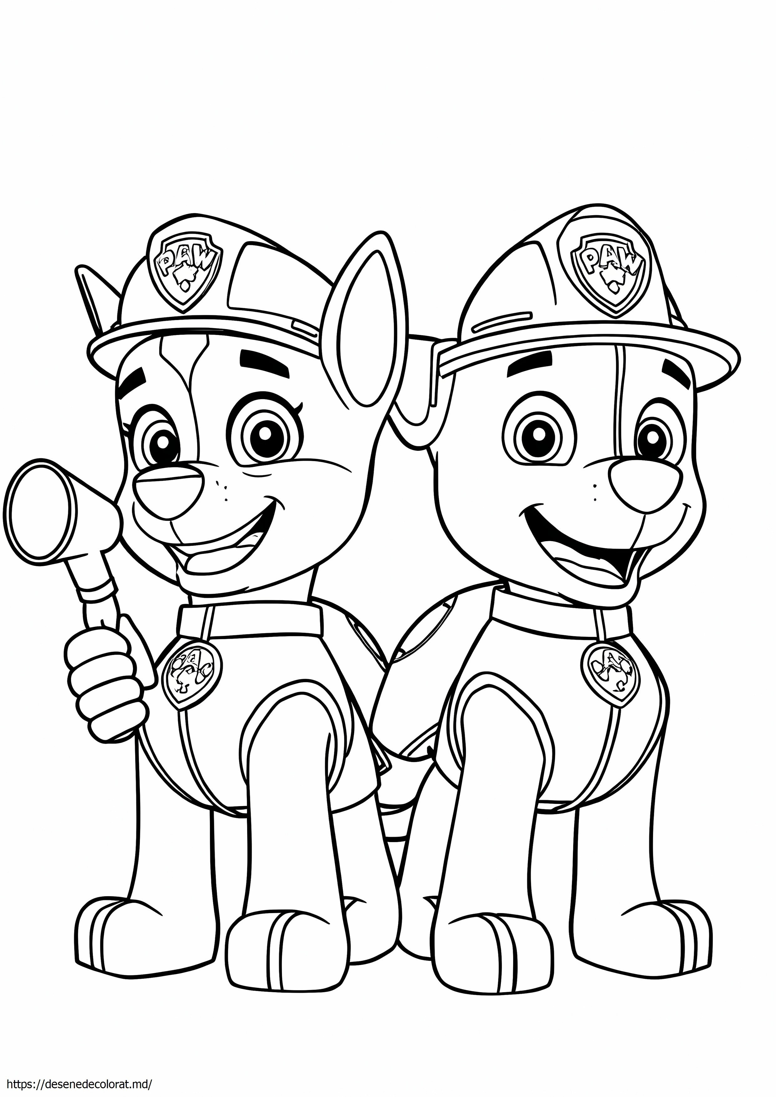 Paw Patrol Chase and Marshall