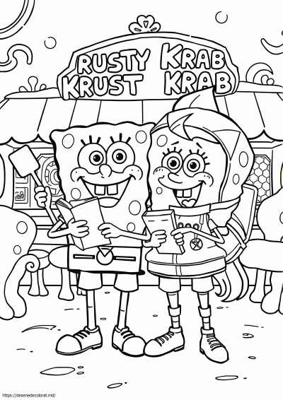 Spongebob și nisip