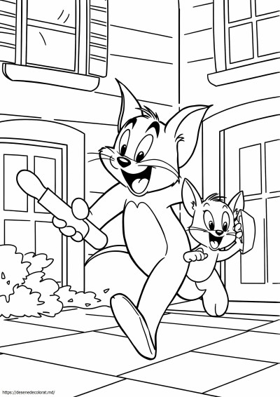 Desen animat cu tom și jerry