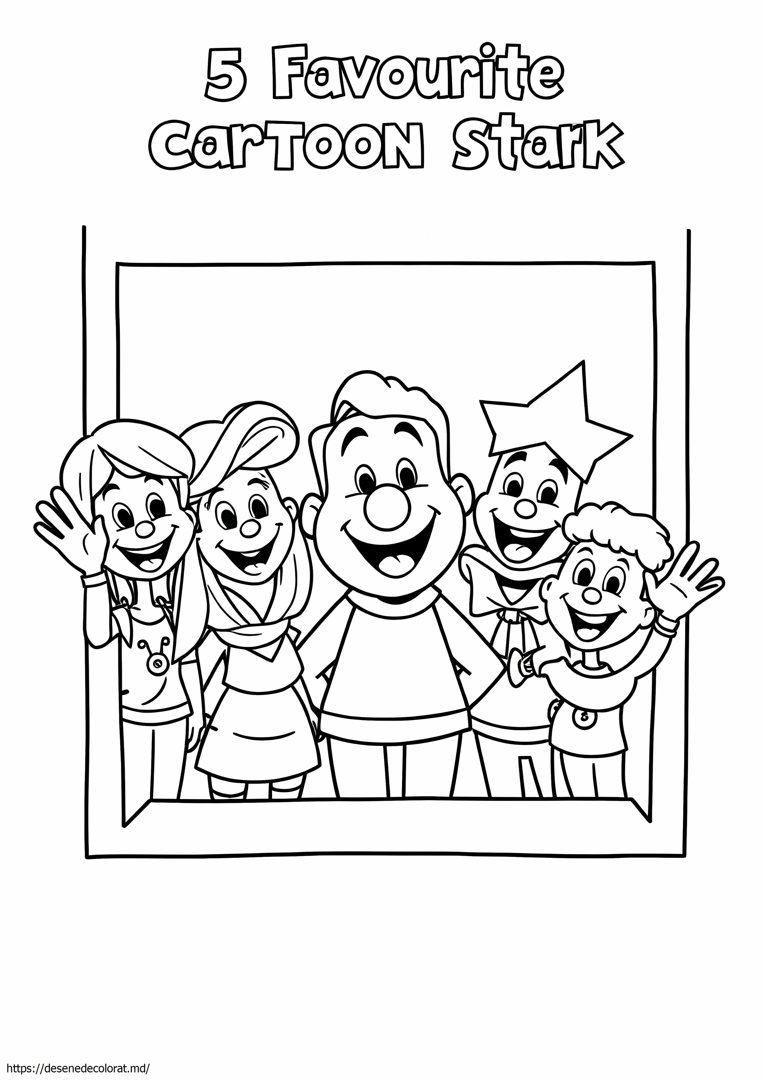 5 vedete de desene animate preferate