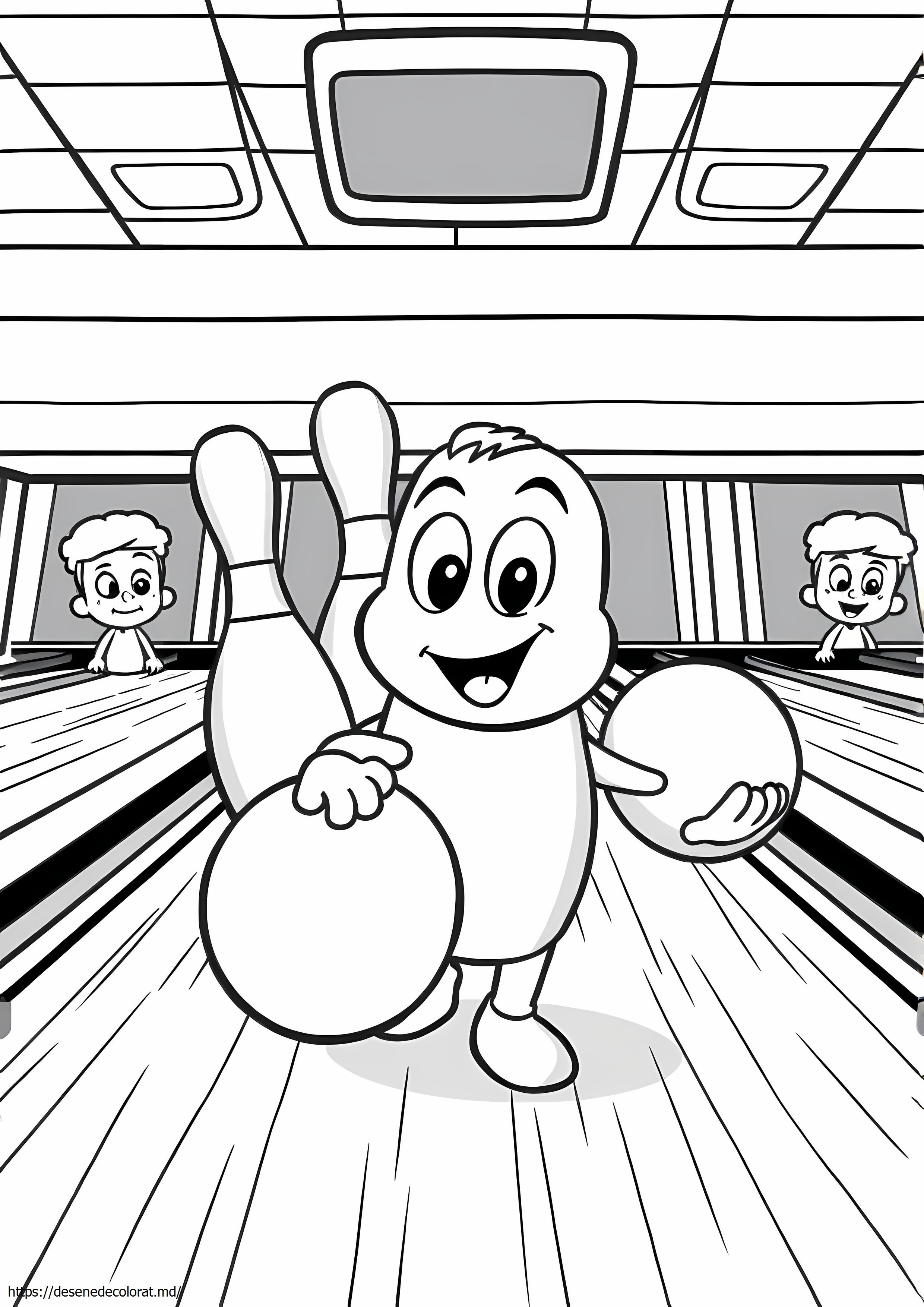 Bowling de desene animate
