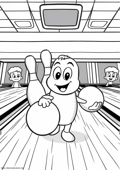Bowling de desene animate