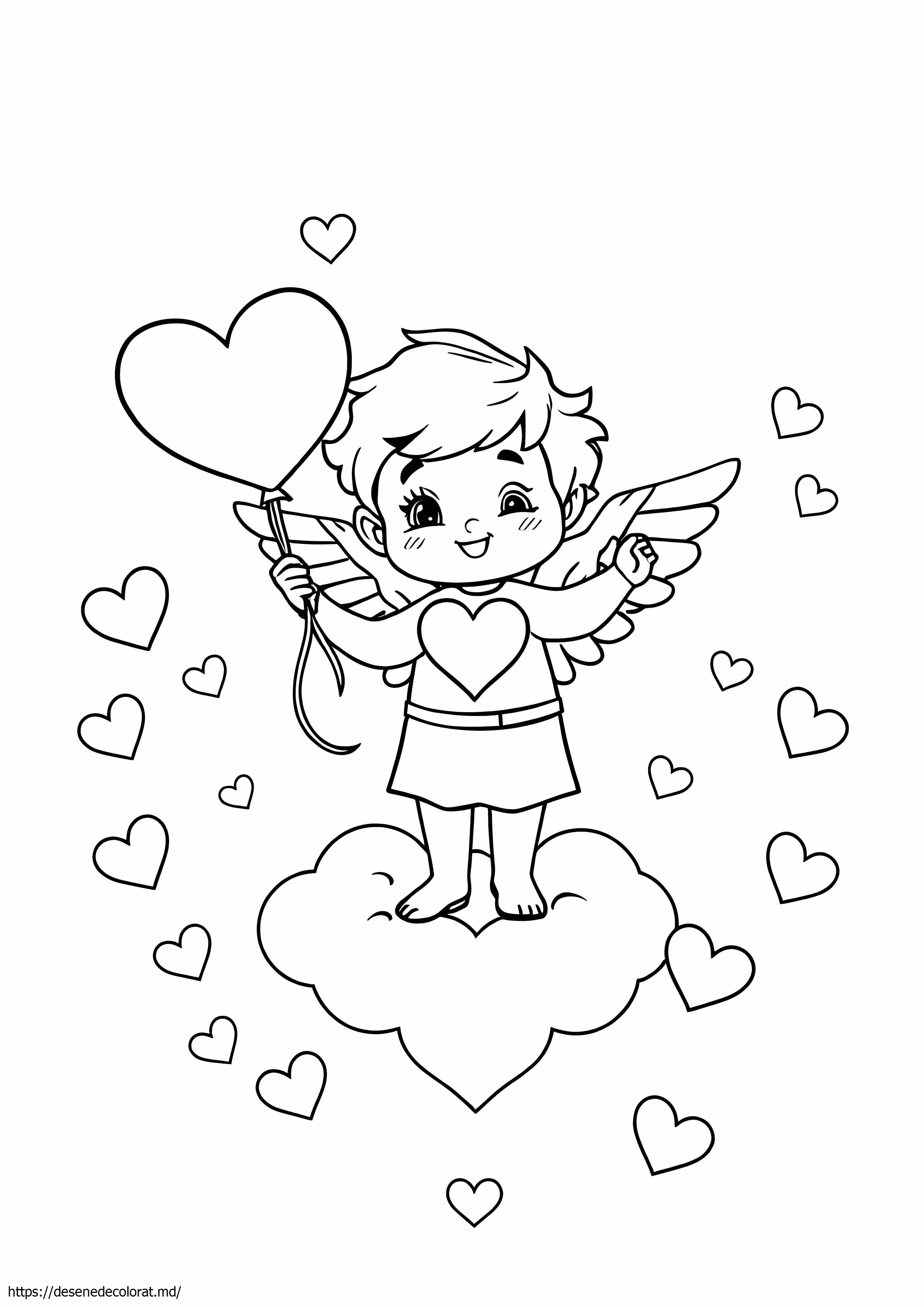 Personaj de desene animate Valentine