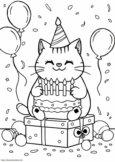 Ziua de naștere pusheen