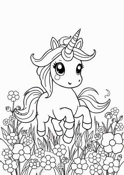 Unicornde colorat