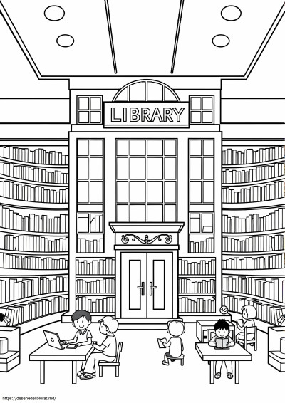 Biblioteca de colorat