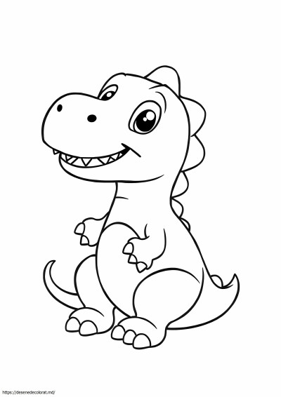 Drăguț bebeluș dino