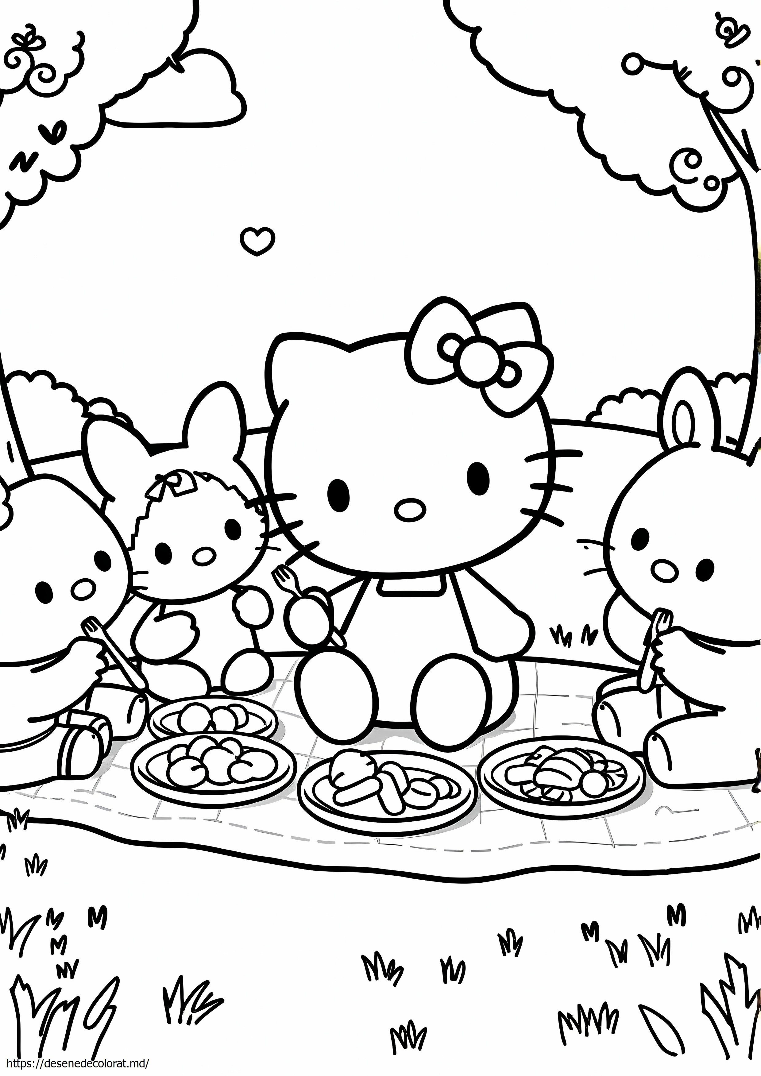 Drăguță hello kitty și prieteni