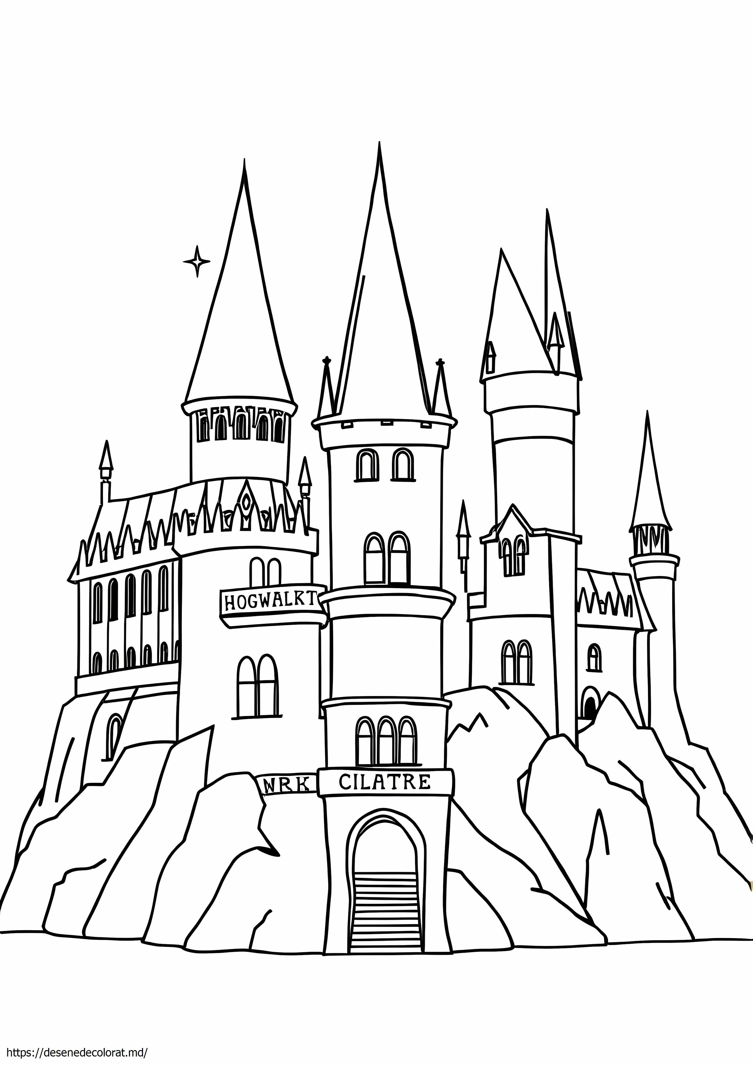 Castelul Hogwarts ușor