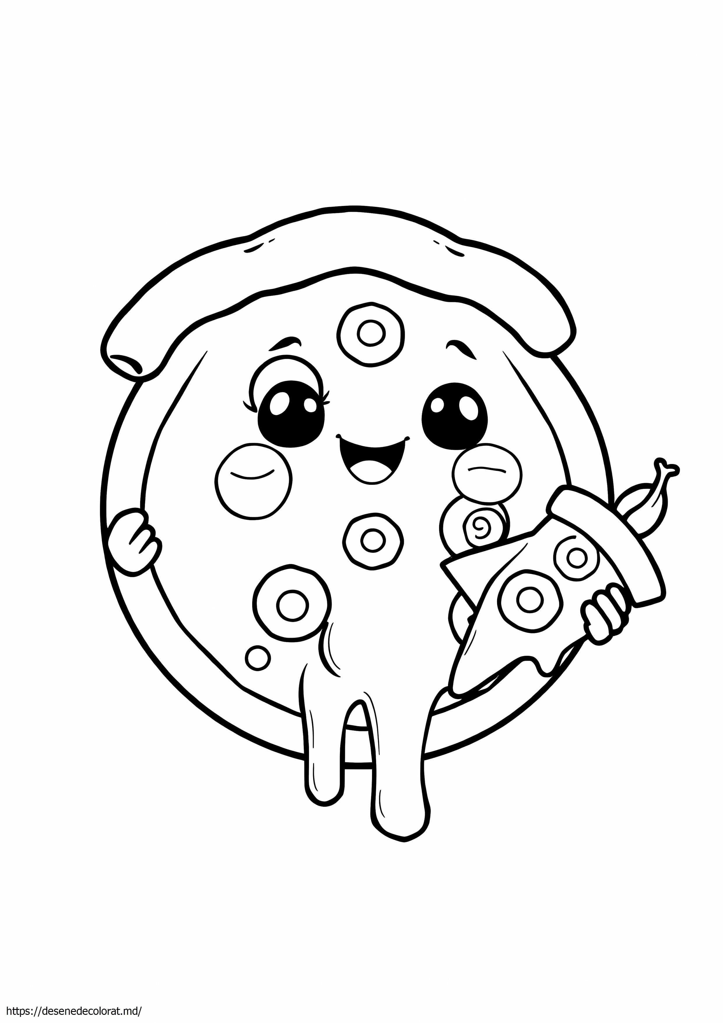Pizza kawaii