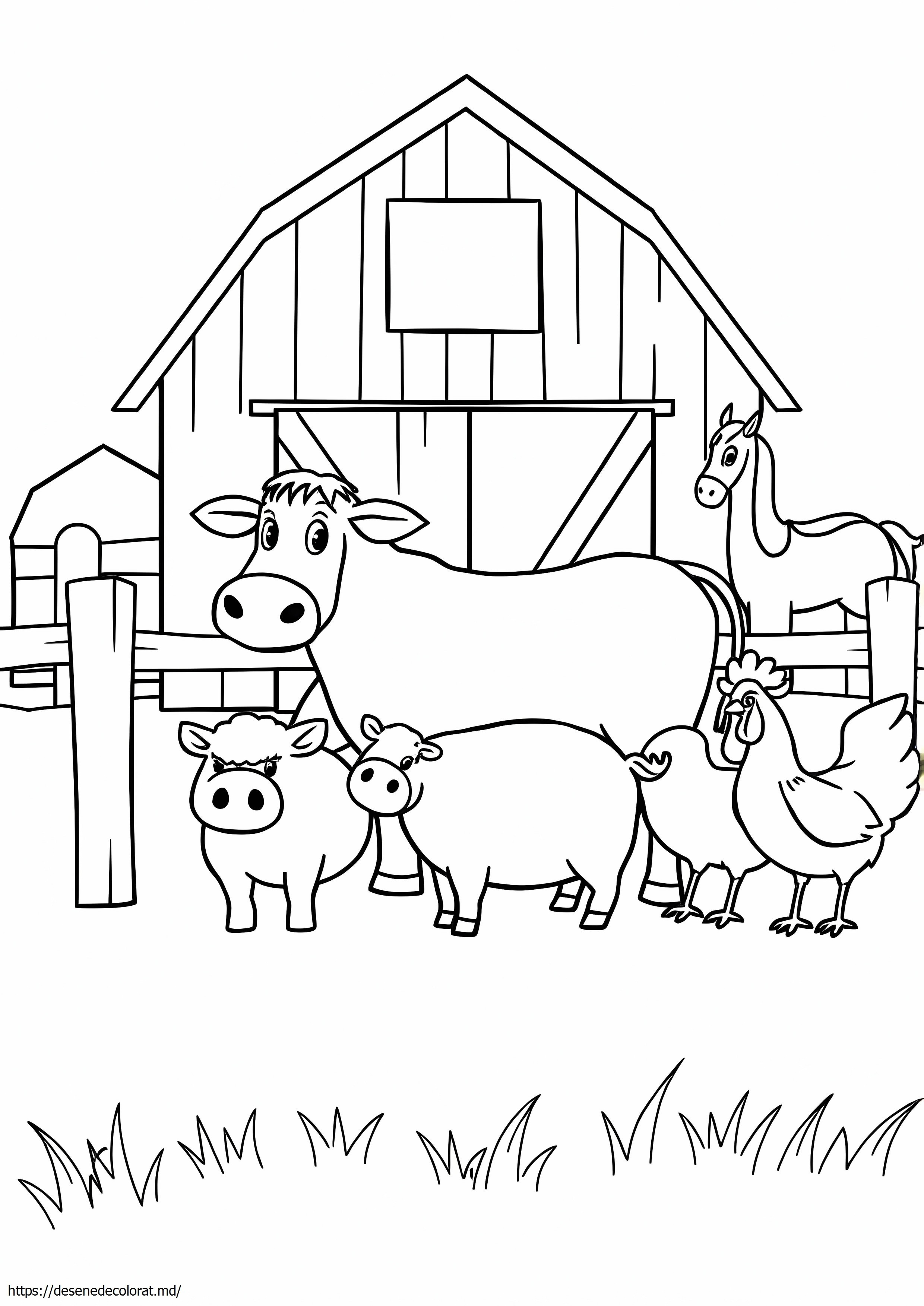 Animale de fermă de grădiniță