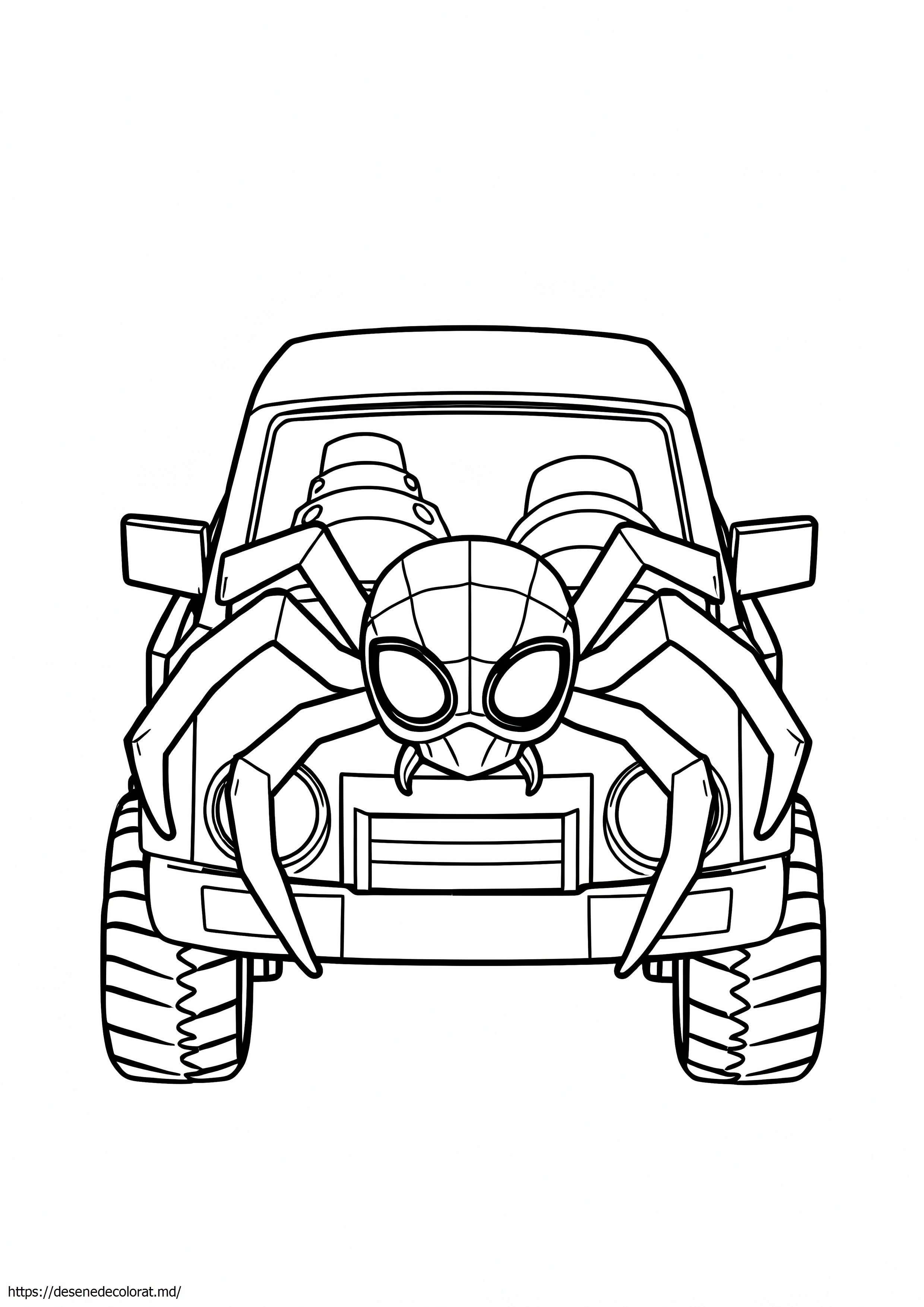 Mașină lego spiderman