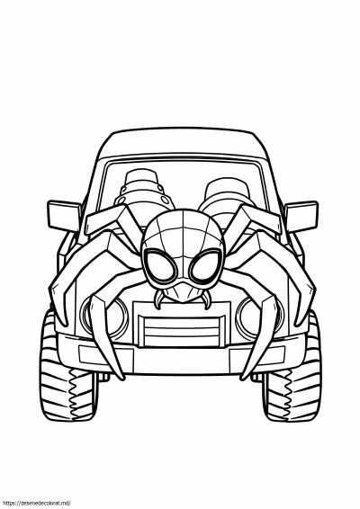 Mașină lego spiderman